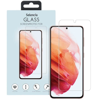 Abbildung von Samsung Galaxy S21 Panzerglas Selencia Displayschutz Gehärtetes Glas aus gehärtetem