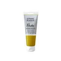 Abbildung von Lefranc Bourgeois 300629 Flashe Acrylfarbe &amp; Vinylfarbe, hochpigmentiert, elastisch, lichtecht, alterungsbeständig, matt, für den Innen Außenbereich, 80ml Tube Strukturiertes Grün