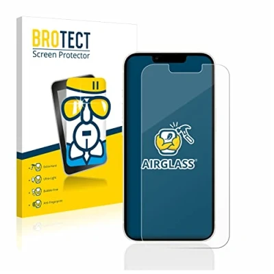 Abbildung von BROTECT Schutzglas für Apple iPhone 13/13 Pro Schutzfolie Panzer Folie Glas [Extrem Kratzfest 9H, Anti Fingerprint, Ultra Transparent]