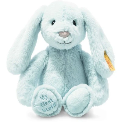Abbildung von Steiff Friends MY First Hoppie HASE Kuscheltier für Kinder, Größe: One Size, Hellblau