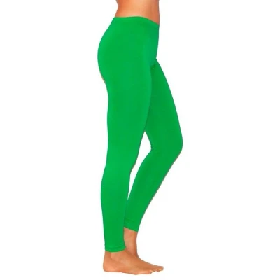 Abbildung von YESET Leggings Damen lang Hose Gamaschen GRÜN S 34