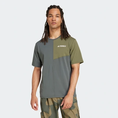 Abbildung von Adidas Terrex Tshirt basic, Herren, Größe: Large, Semi lucid blue
