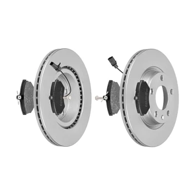 Abbildung von F.BECKER_LINE BREMSSCHEIBEN Ø280MM + BREMSBELÄGE VORNE FÜR AUDI A4 B5 VW PASSAT