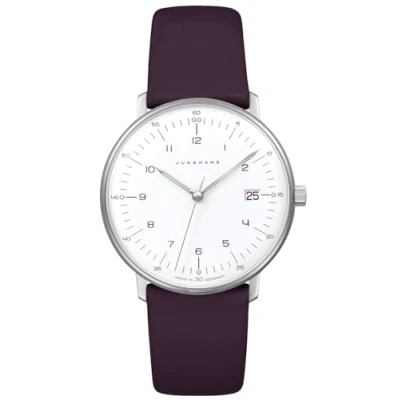 Abbildung von Junghans 47/4558.02 max bill Damenuhr Quarz Lila