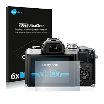 Abbildung von Savvies 6 Stück Schutzfolie für Olympus OM D E M10 Mark III/Mark IV Displayschutz Folie Ultra Transparent