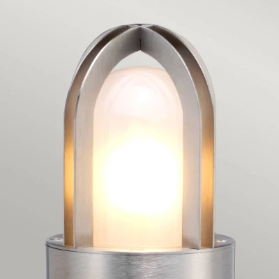Abbildung von Elstead Lighting Paignton B SS Wegeleuchte E27 18W IP55 Edelstahl, Glas matt; Edelstahl (Silber) B:10.2cm Ø10.2cm