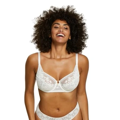 Abbildung von SANS COMPLEXE Women&#039;s, klassisches Anker BH, Suzie, Elfenbein, 110F Modell, Ivory, 95F