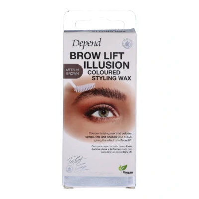 Abbildung von Depend Perfect Eye Brow Illusion Coloured Styling Wax Medium
