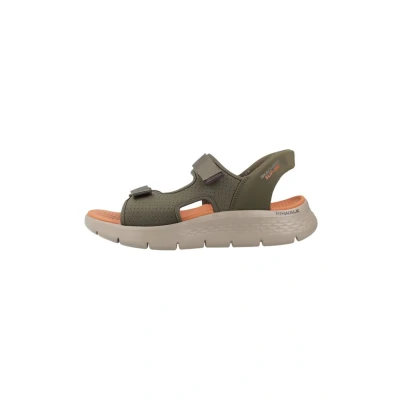 Abbildung von Skechers GO FLEX Trekkingsandale, Herren, Größe: 41, Grün Schuhe
