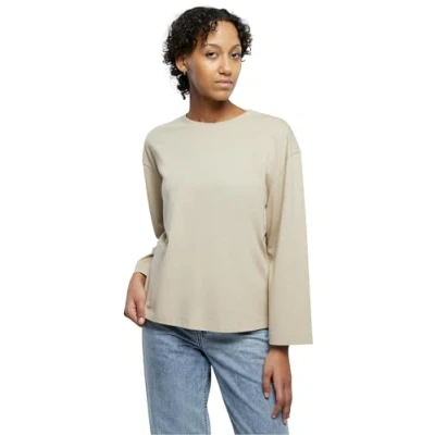 Abbildung von Urban Classics Langarmshirt, Damen, Größe: Large, Wetsand