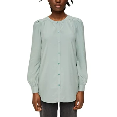 Abbildung von ESPRIT Damen 991EE1F322 Bluse, 335/DUSTY Green, 32