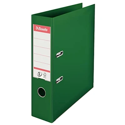 Abbildung von Esselte Leitz DIN A4 Ordner, Grün, 72 mm Rückenbreite, Kunststoff, 1er Pack, 811360