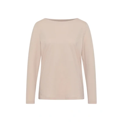 Abbildung von Cecil Langarmshirt, Damen, Größe: Large, Beige