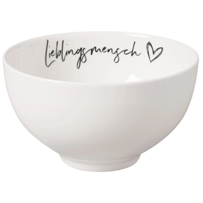 Abbildung von Villeroy &amp; Boch Statement Bol Lieblingsmensch 14 cm