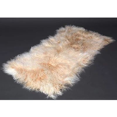 Abbildung von Reissner Lammfelle Tibet Lammfell Auflage TP1 60x120cm Farbe beige/weiß (Tops) JYB03