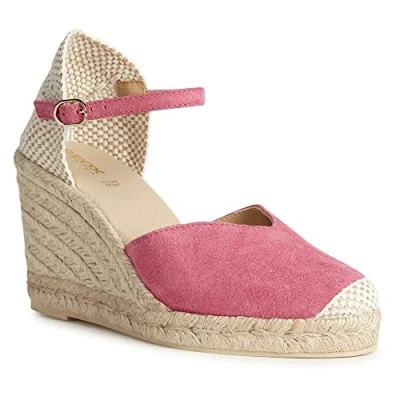 Abbildung von Geox D GELSA Espadrille Wedge Sandal, Cyclamen, 40 EU