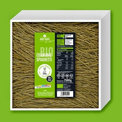 Abbildung von JUST TASTE Edamame Spaghetti Die neue BIO Gemüse Pasta Big Pack 2.5 KG
