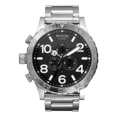 Abbildung von Nixon Herrenuhr Chronograph Quarz mit Edelstahlarmband 1000 A083