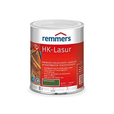 Abbildung von Remmers Holzschutzlasur HK Lasur 3in1 ebenholz 0,75 Liter