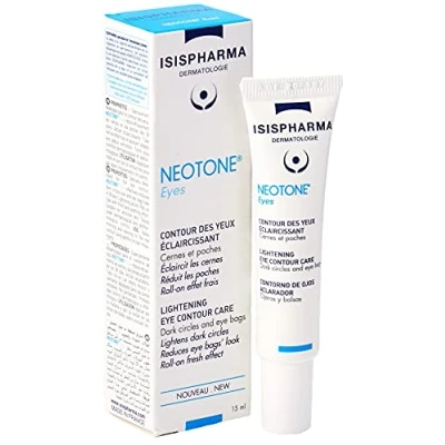 Abbildung von ISISPHARMA NEOTONE EYES Aufhellende Augencreme mit Süßholzextrakt und Hyaluronsäure Pigment Roll On, hellt Augenringe auf lindert Schwellungen