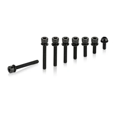 Abbildung von XLC Unisex Erwachsene BR X75 Schraubenbolzen für Flatmountadapter, Schwarz, Unisize