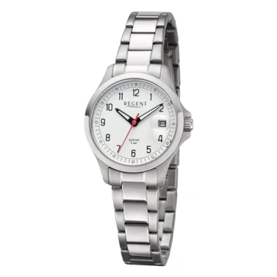 Abbildung von Regent Analog Uhr, Damen, Größe: One Size, Silberfarben