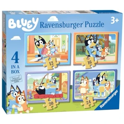 Abbildung von Ravensburger Puzzle 4 in 1 Kinder Box Bluey 12, 16, 20, 24 Teile, Puzzleteile