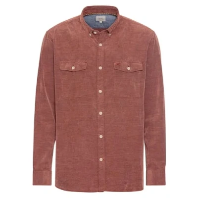 Abbildung von camel active Langarm IN Regular FIT Hemd, Herren, Größe: 3XL, Brick red