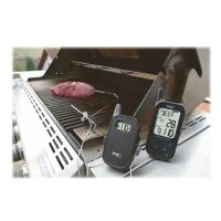 Abbildung von TFA Dostmann Bratenthermometer Küchen Chef Twin 14.1511.01 Funk Grill
