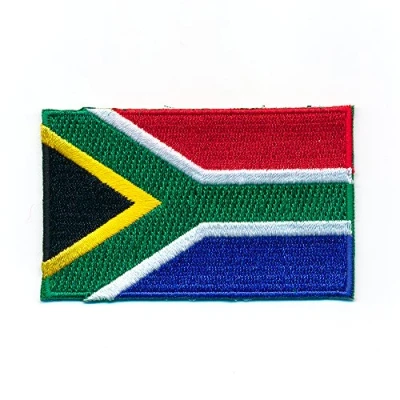 Abbildung von hegibaer 60 x 35 mm Südafrika Flagge Flag Pretoria Kapstadt Patch Aufnäher Aufbügler 1016 B