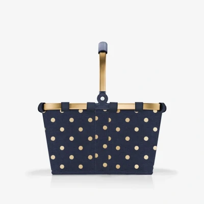 Abbildung von reisenthel carrybag XS frame metallic dots blue