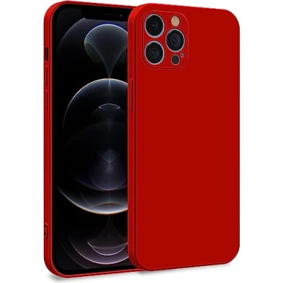 Abbildung von MyGadget Hülle kompatibel mit iPhone 11 Pro Zweilagige Handyhülle Kameraschutz Cover Innenfutter &amp; Silikon außen Rot