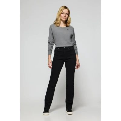 Abbildung von Polo Club Damen Jeanshose Tanya Schwarz Mit Details 40