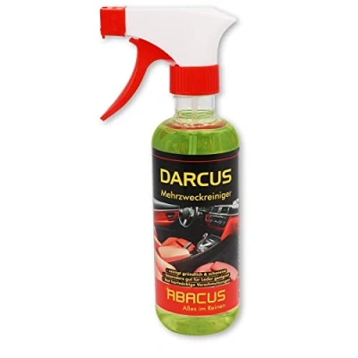 Abbildung von ABACUS® Neutralreiniger Auto, Universalreiniger für Fahrzeuge, Allzweckreiniger KFZ, Neutral Reiniger, Auto Innenraum Cockpitreiniger Konzentrat 300 ml (4038)