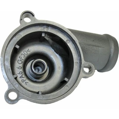 Abbildung von METZGER 4010117 Flansch Thermostat ohne Dichtung VOLKSWAGEN: Golf 5 Schrägheck, Passat B6 Variant, Touran I, AUDI: A3 Sportback