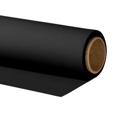 Abbildung von Walimex pro Fotohintergrund aus Karton 1,35x10m, schwarz I Fotoleinwand als Backdrop für den professionellen Fotostudio Einsatz Ideal Produktfotografie reflexfrei, strapazierfähig &amp; zum Rollen
