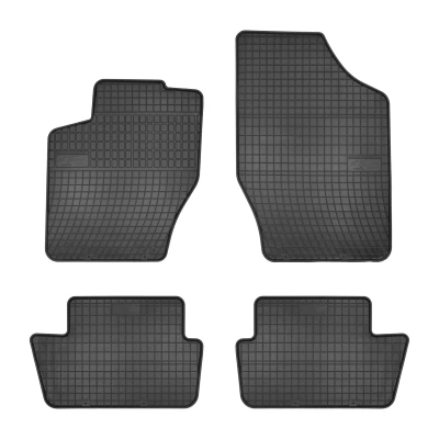 Abbildung von FROGUM 0632 Fußmattensatz Gummi vorne und hinten 4 schwarz Maßgefertigt CITROËN: C4 II Schrägheck, I PEUGEOT: 307 Kombi