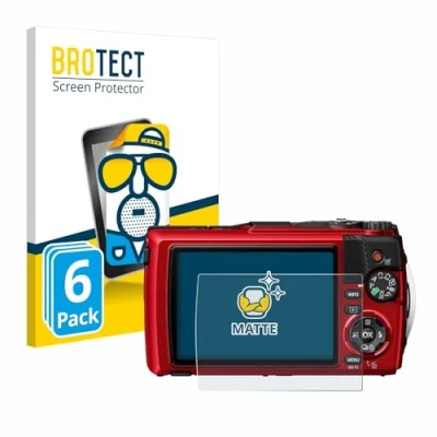 Abbildung von BROTECT Entspiegelungs Schutzfolie für Olympus OM System Tough TG 7 (6 Stück) Matte Displayschutz Folie, Anti Reflex, Fingerprint