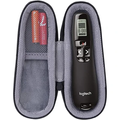 Abbildung von co2CREA Hart reiseschutzhülle Etui Tasche für Logitech R700 R800 Wireless Presenter Laserpointer, Nur