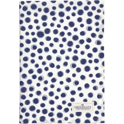 Abbildung von Greengate Tippa Geschirrtuch blue 70x50cm