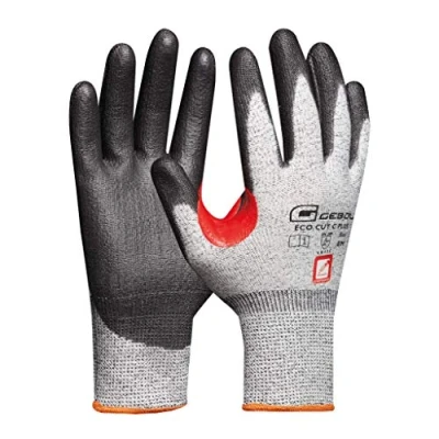 Abbildung von Gebol Eco Cut C Plus Arbeitshandschuhe mit Schnittschutz Montagehandschuhe für Herren Größe XL (Gr 10) Grau 1 Paar