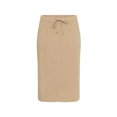 Abbildung von Kaffe Curve LIAH Alinienrock, Damen, Größe: 48, Classic sand
