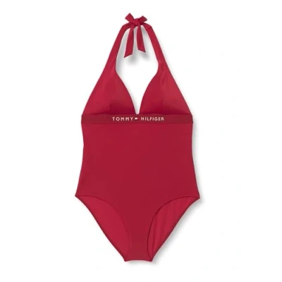Abbildung von Tommy Hilfiger Original Halter Badeanzug, Damen, Größe: 38 40, Regatta red