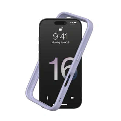 Abbildung von RhinoShield Bumper Case kompatibel mit [iPhone 16 Pro Max] CrashGuard Stoßdämpfende Schutzhülle im schlanken Design 3.5 Meter Fallschutz Lavendel