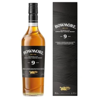 Abbildung von Bowmore 9 Years Old Sherry Cask Limited Release Whisky mit Geschenkverpackung (1 x 0.7 l)