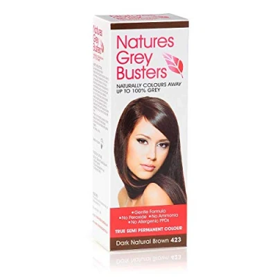 Abbildung von PPD Haarfarbe, Dunkelbraun, ohne Ammoniak, Peroxide, die natürliche, sichere Möglichkeit, um graue Haare zu färben. (Semi Permanent Color) 70 ml