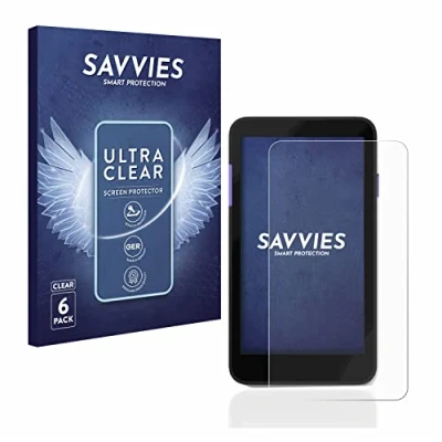 Abbildung von Savvies 6 Stück Schutzfolie für Zettle Terminal (by Paypal) Displayschutz Folie Ultra Transparent