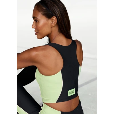 Abbildung von Lascana Active CROP Top, Damen, Größe: Large, Schwarz grün