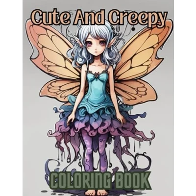 Abbildung von Pop Manga Cute and Creepy Coloring Book: Beautiful, Cute, Curious, Bizarre Illustartions
