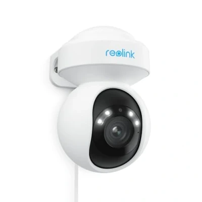 Abbildung von Reolink 4K PTZ PoE Überwachungskamera Aussen, 3X Optischem Zoom, Kamera Outdoor mit Personen /Fahrzeug /Tiererkennung, Automatischer Verfolgung, Zwei Wege Audio, Farbnachtsicht, E1